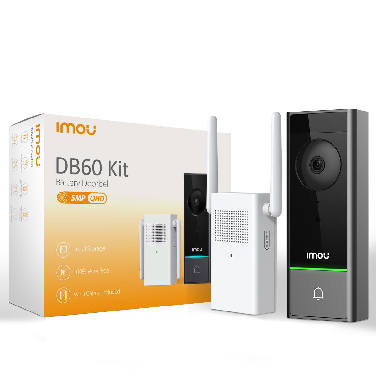 IMOU DB60/DS21-PEUR Wireless Battery Doorbell Complete Set