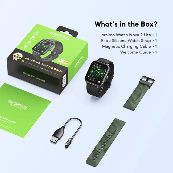 Oraimo Watch Nova 2 Lite OSW-814L Smartwatch - Image 13