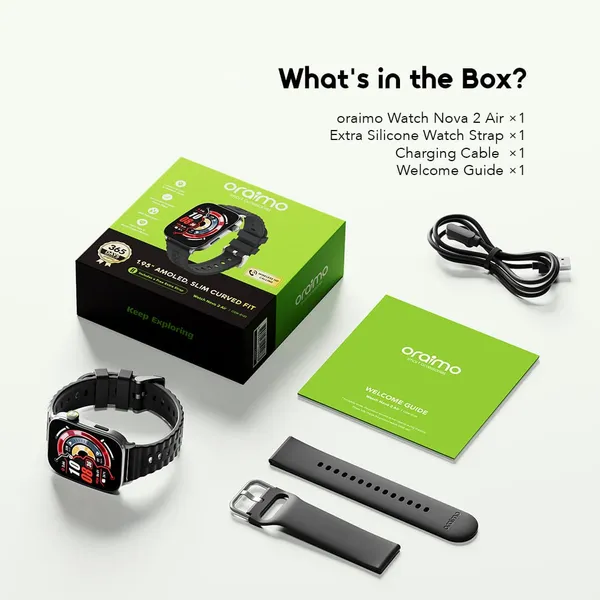 Oraimo OSW-814S Watch Nova 2 Air Smartwatch - Image 13