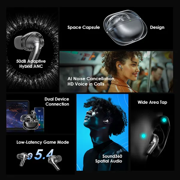 Oraimo SpaceBuds Pro OTW-930 True Wireless Earbuds - Image 2
