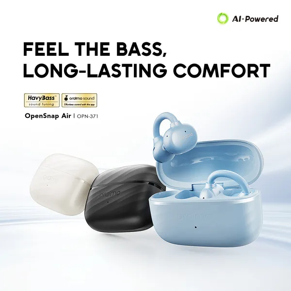 Oraimo OpenSnap Air OPN-371 Open-Ear Wireless Earbuds - Image 3
