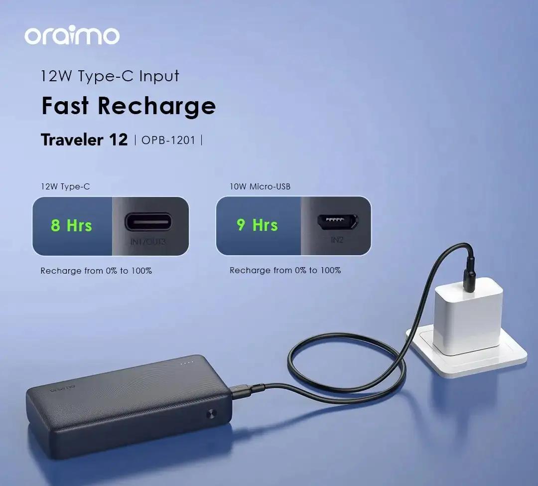 Oraimo Traveler 12 OPB-1201 20,000mAh Power Bank - Image 3