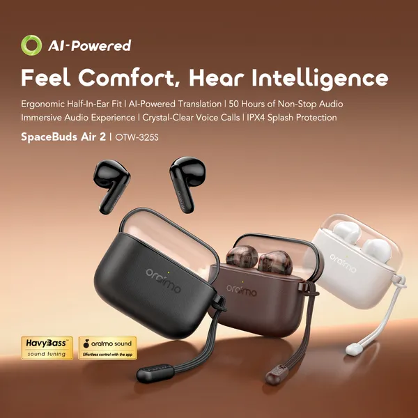Oraimo SpaceBuds Air 2 OTW-325S True Wireless Earbuds - Image 2