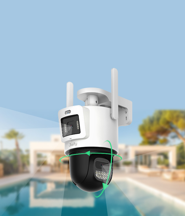 Jaify S2-6WL-D2 6MP Dual Lens WiFi PTZ CCTV Camera - Image 7