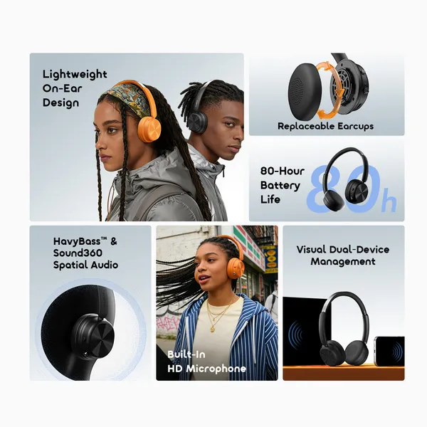 Oraimo BoomPop Air OHP-316 Wireless Headphones - Image 3