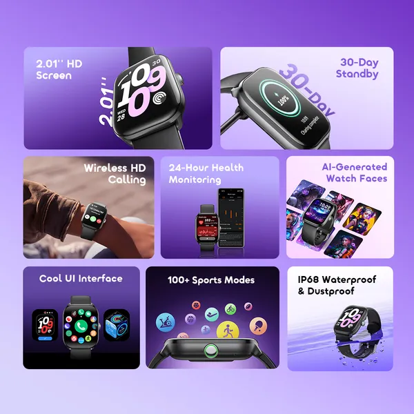 Oraimo Watch 6 Lite OSW-809 Smartwatch - Image 3