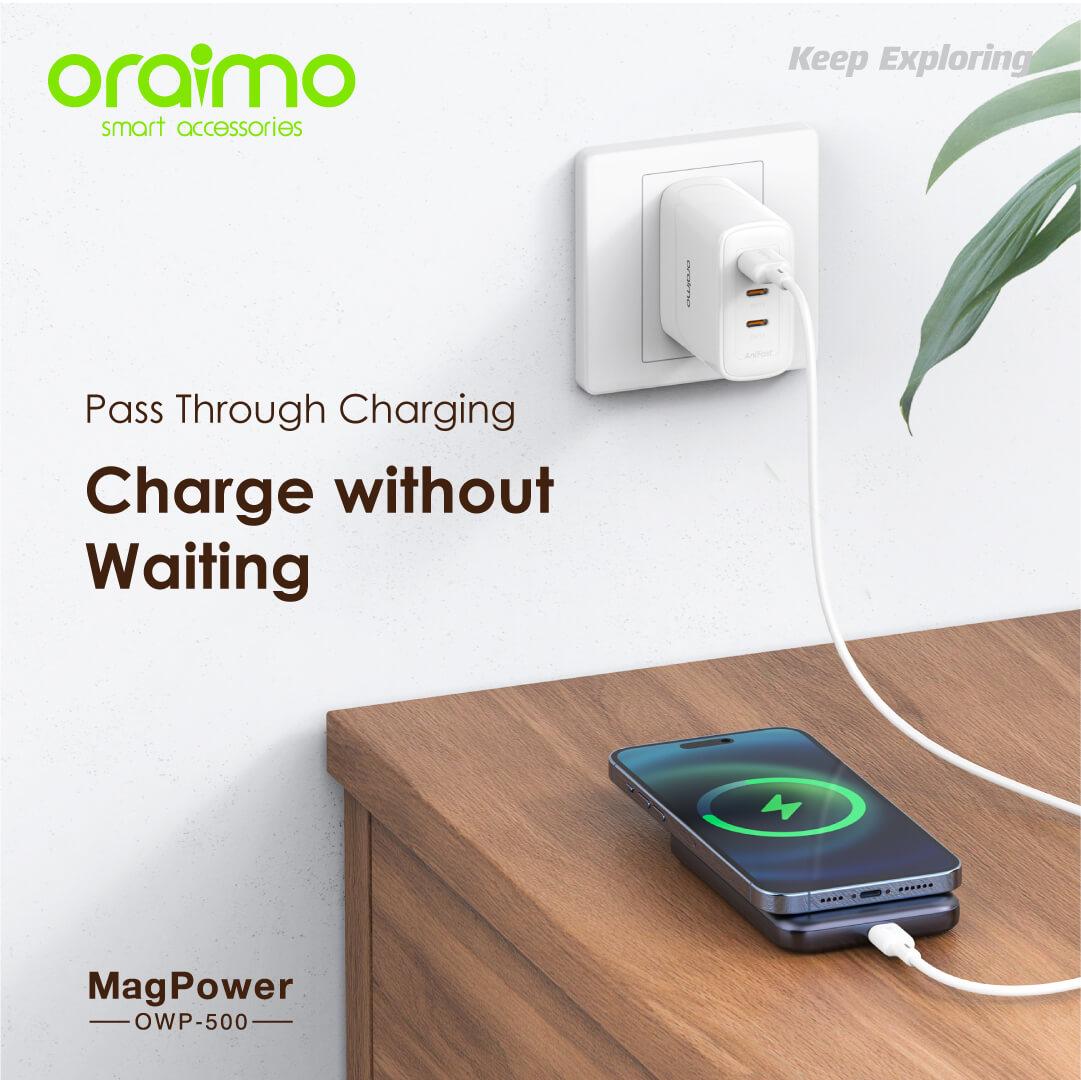 Oraimo OWP-500 MagPower 5,000mAh Magnetic Wireless Power Bank - Image 3