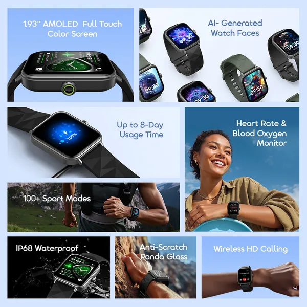 Oraimo Watch Nova 2 Lite OSW-814L Smartwatch - Image 3