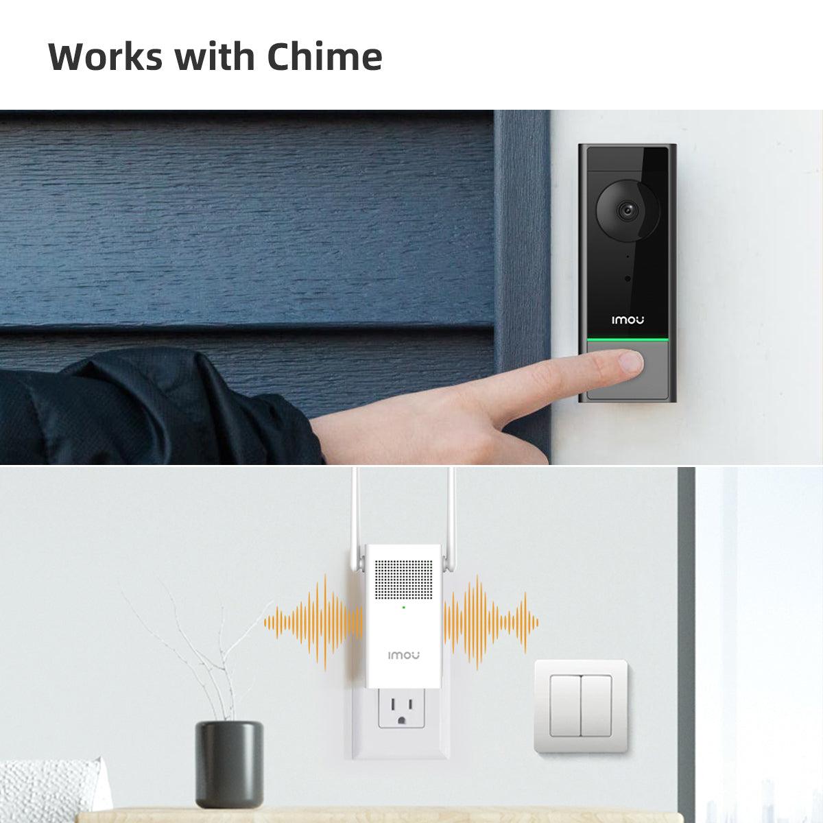 IMOU DB60/DS21-PEUR Wireless Battery Doorbell Complete Set - Image 3