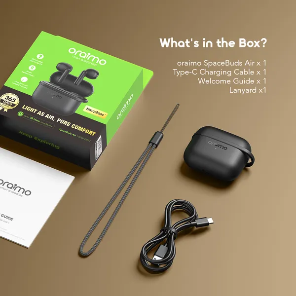 Oraimo SpaceBuds Air OTW-324S Wireless Earbuds - Image 12