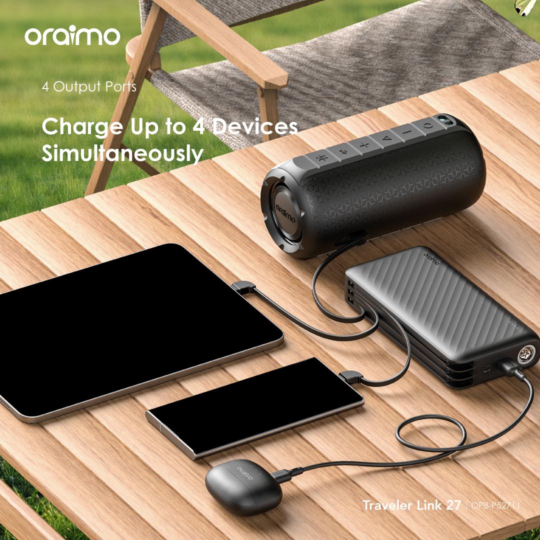 Oraimo OPB-P5271 Traveler Link 27 27,000mAh Power Bank - Image 4