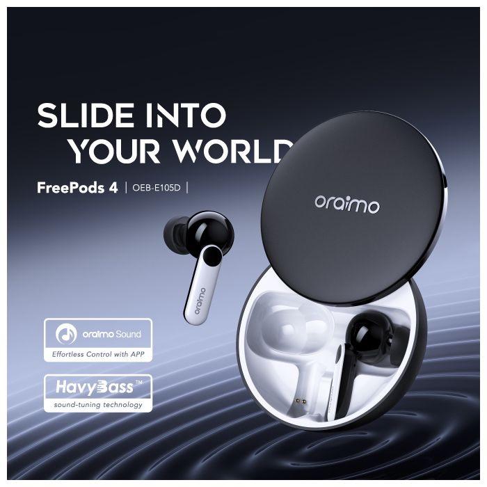 Oraimo FreePods 4 OEB-E105D ANC True Wireless Earbuds - Image 4