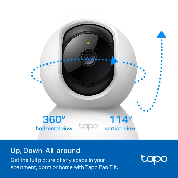 TP-Link Tapo C200C Pan/Tilt Home Security Wi-Fi Camera - Image 5