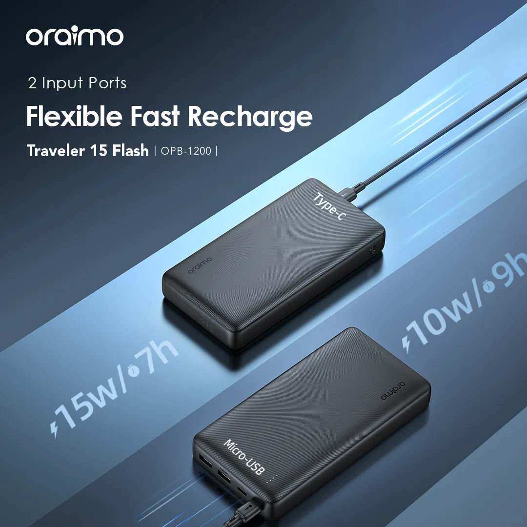 Oraimo Traveler 15 Flash OPB-1200 20,000mAh Power Bank - Image 5