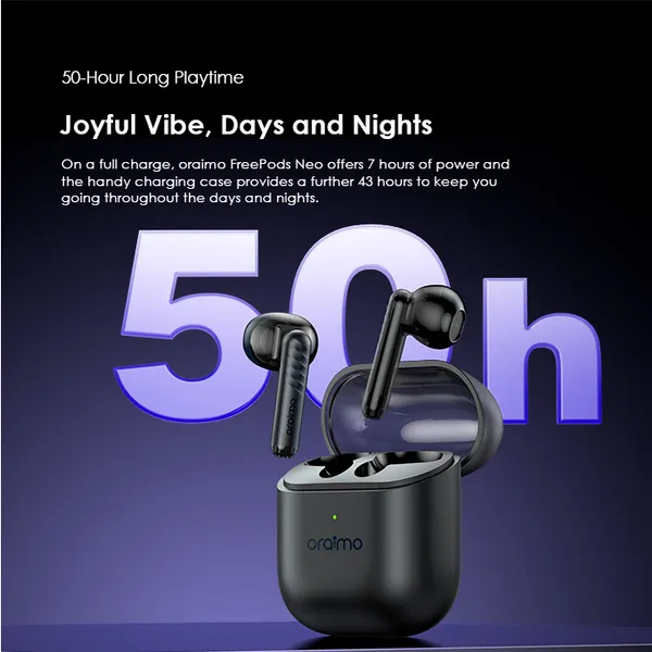 Oraimo FreePods Neo OTW-330S Half-In-Ear Wireless Earbuds - Image 6