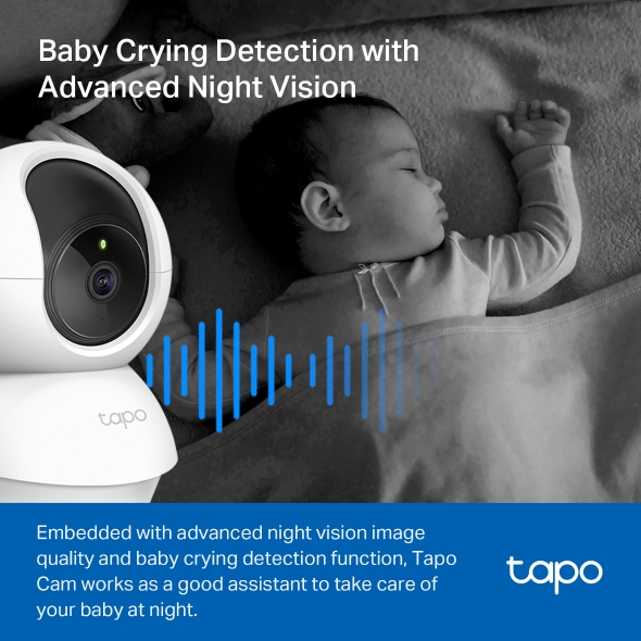 TP-Link Tapo C200C Pan/Tilt Home Security Wi-Fi Camera - Image 6