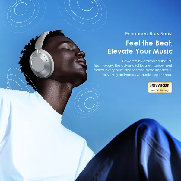Oraimo BoomPop Pro OHP-917 ANC Headphones - Image 7
