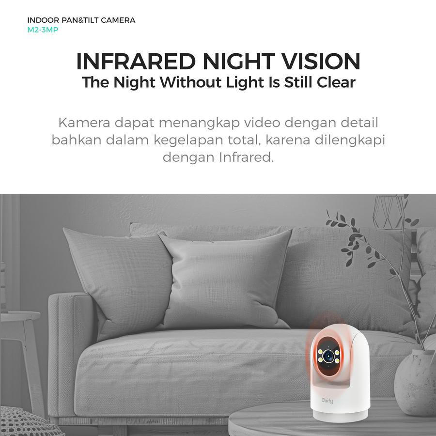 JAIFY M2-3MP 3MP Smart Indoor PTZ Wi-Fi CCTV Camera - Image 5