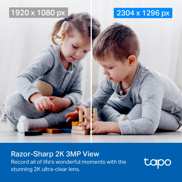 TP-Link Tapo C210 2K Pan/Tilt Home Security Wi-Fi Camera - Image 4
