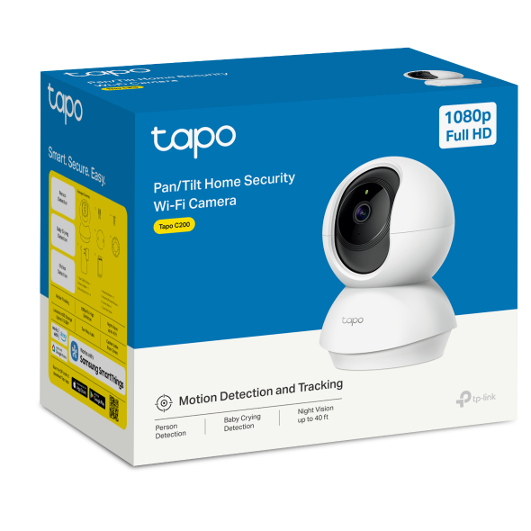 TP-Link Tapo C200C Pan/Tilt Home Security Wi-Fi Camera - Image 8