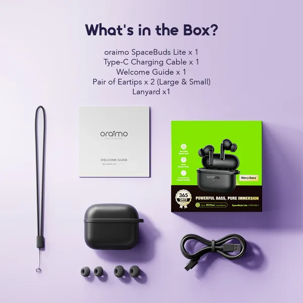 Oraimo SpaceBuds Lite OTW- 324 Wireless Earbuds - Image 11