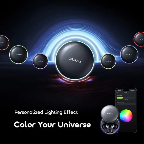 Oraimo SpaceBuds 2 OTW-631 – 52dB Hybrid ANC AI Translation Wireless Earbuds - Image 11