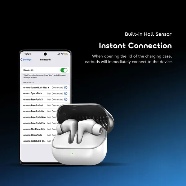Oraimo SpaceBuds Neo+ ANC True Wireless Earphones - Image 11
