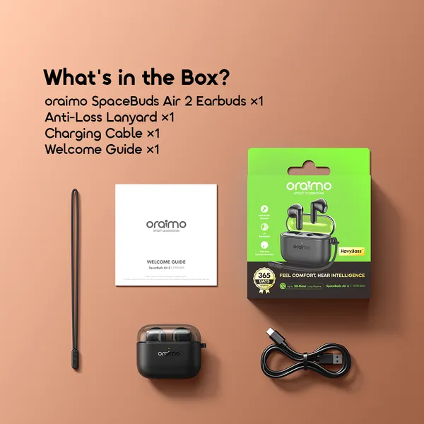 Oraimo SpaceBuds Air 2 OTW-325S True Wireless Earbuds - Image 12