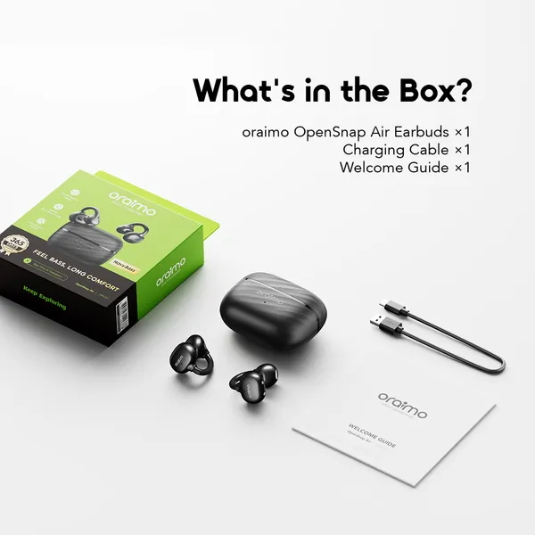 Oraimo OpenSnap Air OPN-371 Open-Ear Wireless Earbuds - Image 13