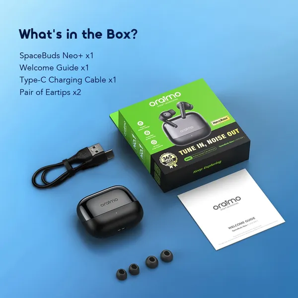 Oraimo SpaceBuds Neo+ ANC True Wireless Earphones - Image 12