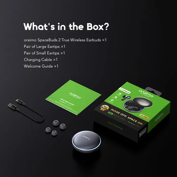 Oraimo SpaceBuds 2 OTW-631 – 52dB Hybrid ANC AI Translation Wireless Earbuds - Image 17