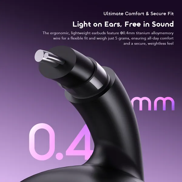 Oraimo OpenSnap OPN-373 Clip-On Open-Ear Wireless Earbuds - Image 4