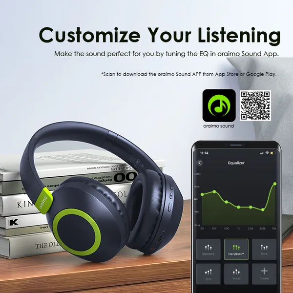 Oraimo BoomPop2S OHP-610S Wireless Over-Ear Headphones - Image 11
