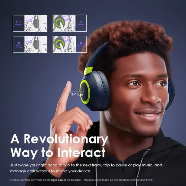 Oraimo BoomPop2S OHP-610S Wireless Over-Ear Headphones - Image 4