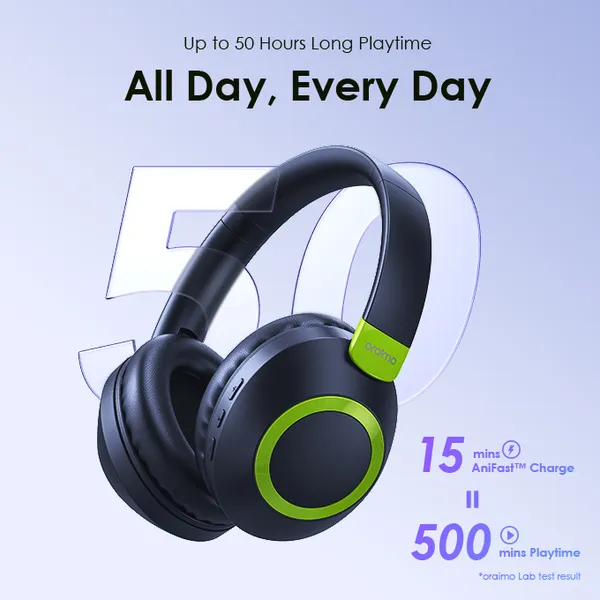 Oraimo BoomPop2S OHP-610S Wireless Over-Ear Headphones - Image 6