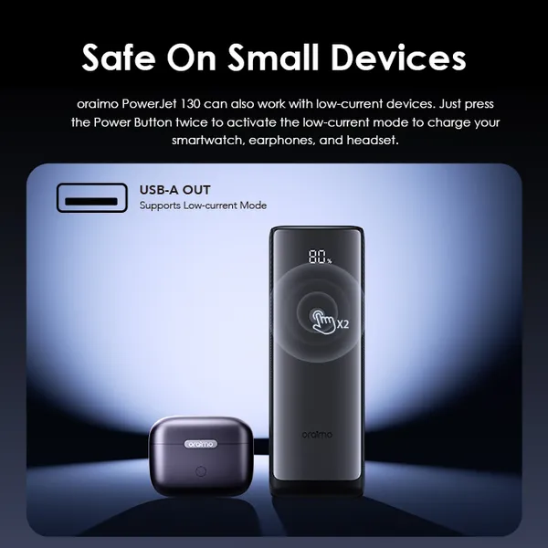 Oraimo OPB-727SQ PowerJet 130 27,600mAh 130W Power Bank - Image 12