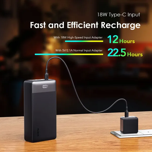 Oraimo PowerBox 400 Vision OPB-7400Q 40,000mAh 22.5W Power Bank - Image 6