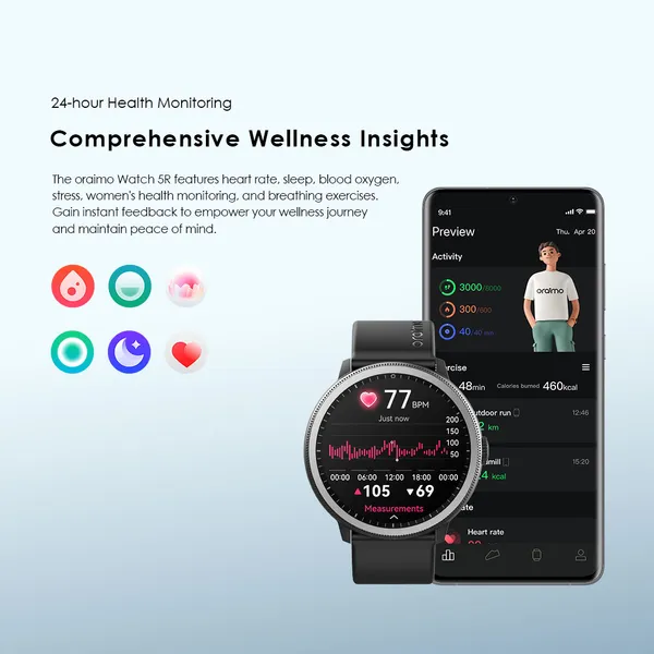 Oraimo Watch 5R OSW-820 Smartwatch - Image 5