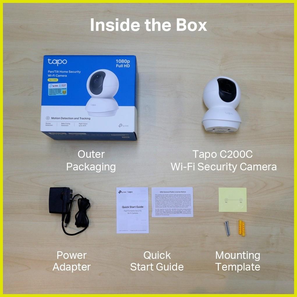 TP-Link Tapo C200C Pan/Tilt Home Security Wi-Fi Camera - Image 9