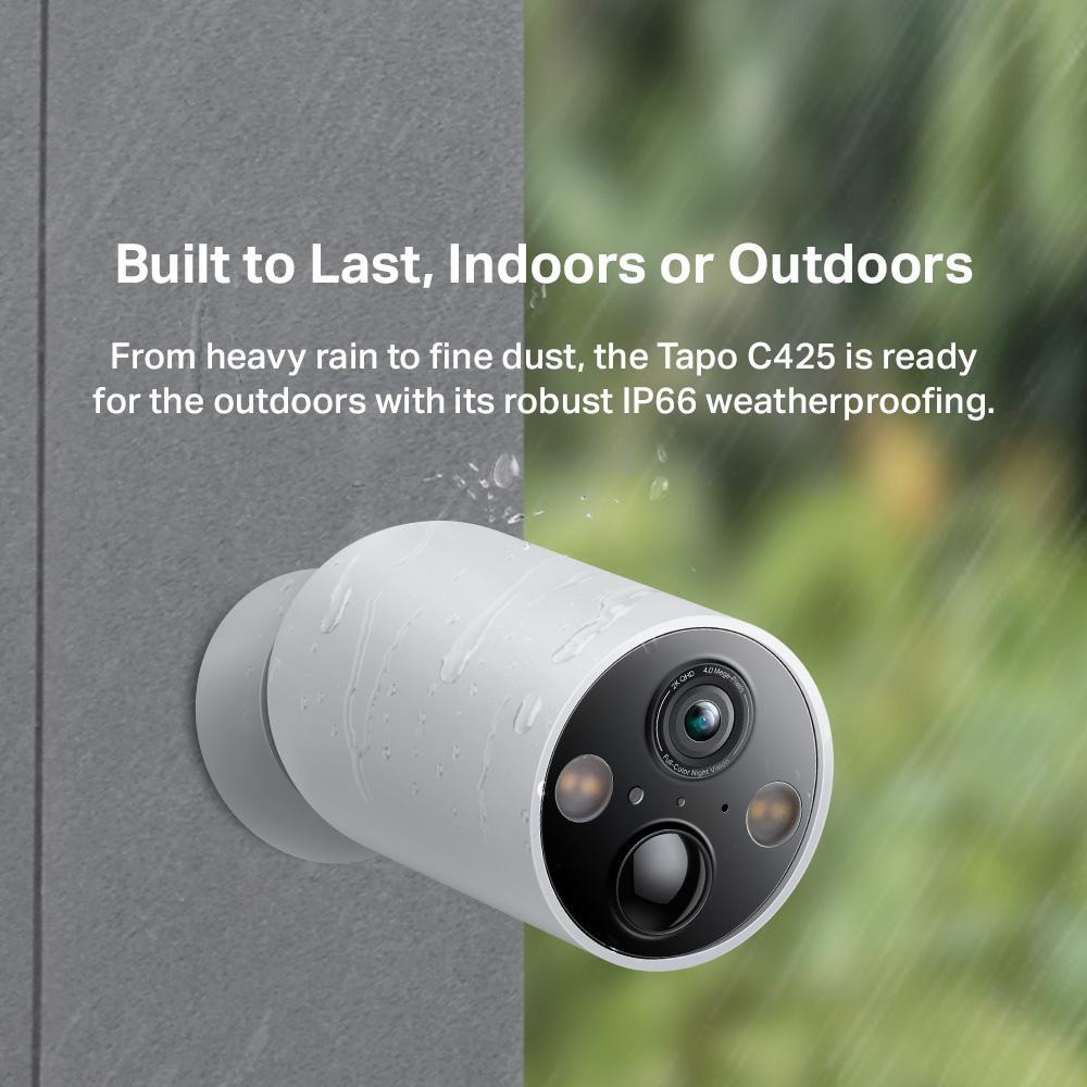 TP-Link Tapo C425 2K QHD Wire-Free Outdoor Security Camera - Image 9