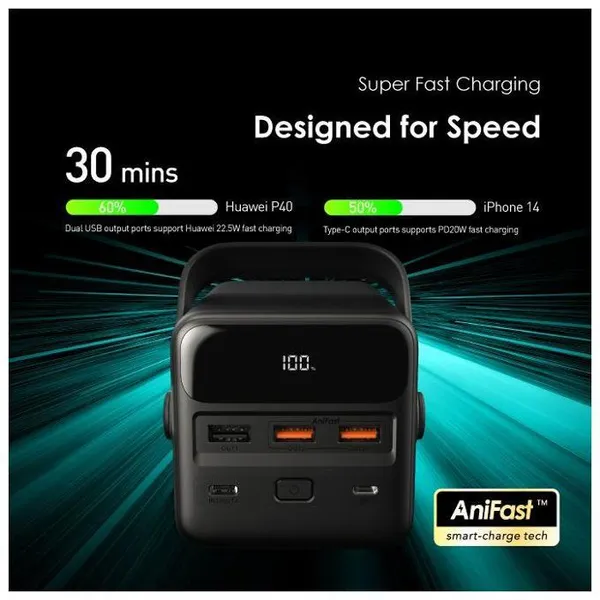 Oraimo PowerBox 500 50,000mAh 22.5W Power Bank – OPB-P500Q - Image 7