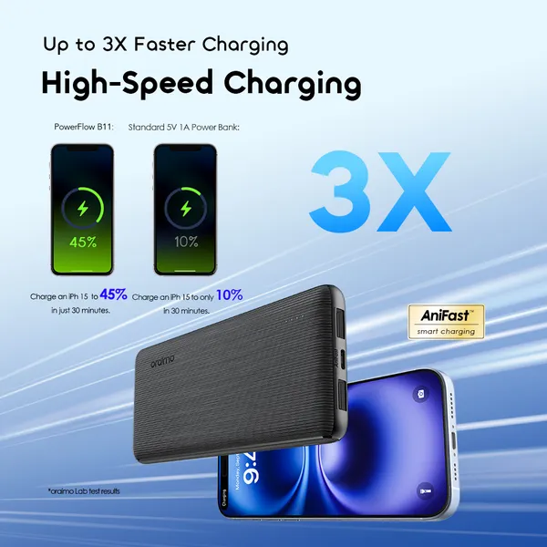 Oraimo PowerFlow B11 OPB-1102 10,000mAh Power Bank - Image 4