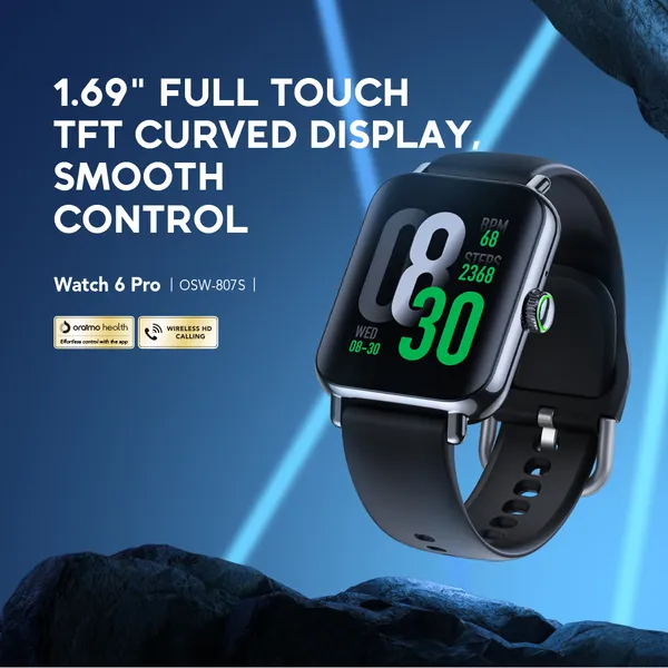 Oraimo Watch 6 Pro OSW-807S Smartwatch - Image 2