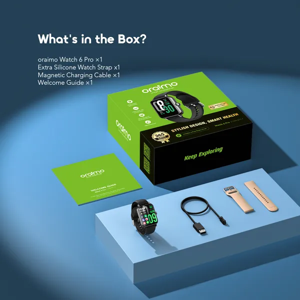 Oraimo Watch 6 Pro OSW-807S Smartwatch - Image 13