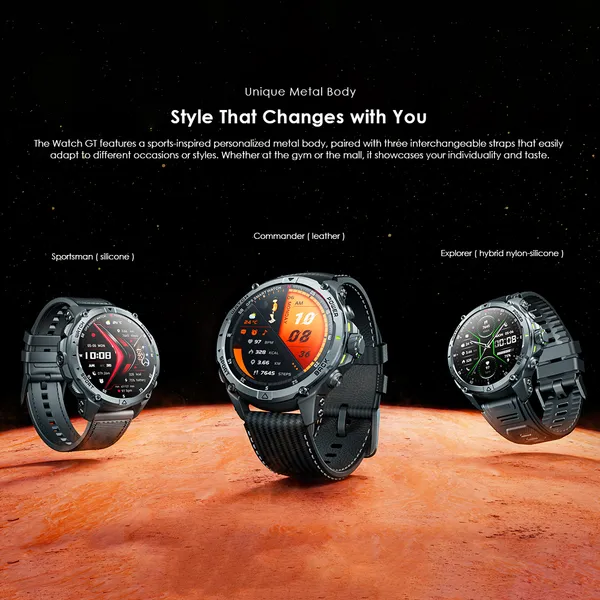 Oraimo Watch GT OSW-852H 1.43" AMOLED GPS Smartwatch - Image 3