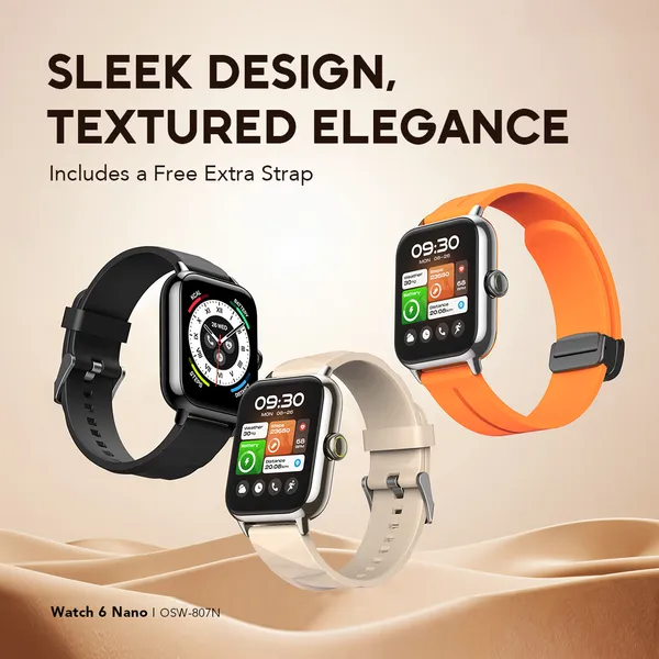 Oraimo Watch 6 Nano OSW-807N Smartwatch - Image 2