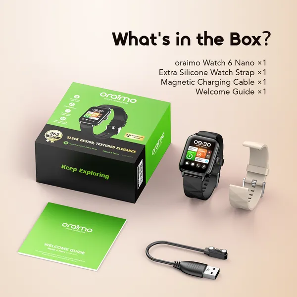 Oraimo Watch 6 Nano OSW-807N Smartwatch - Image 12