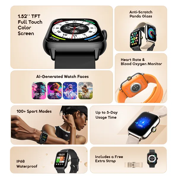 Oraimo Watch 6 Nano OSW-807N Smartwatch - Image 3