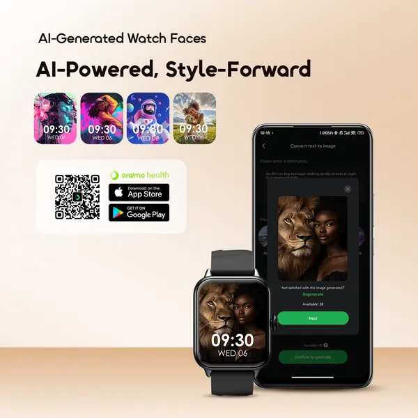 Oraimo Watch 6 Nano OSW-807N Smartwatch - Image 5