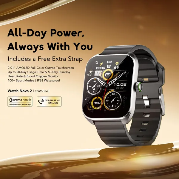 Oraimo Watch Nova 2 OSW-814 Smartwatch - Image 2